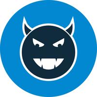 Devil Emoji Vector Icon