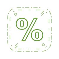 Percentage Vector Icon