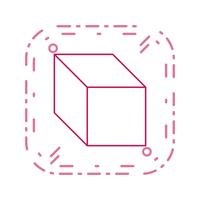 Cube Vector Icon