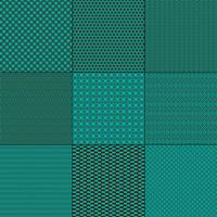 turquoise blue and brown mod geometric patterns vector