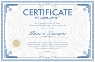 Certificate vector