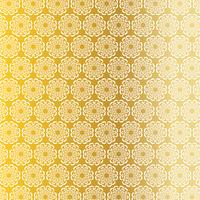 gold white ornate circular medallion pattern vector