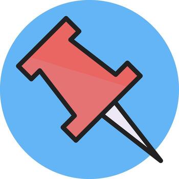 Line Filled Icon vector