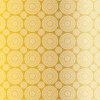 gold white fretwork medallion pattern vector