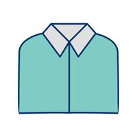 Icono de Vector de camisa de escuela