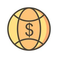 World Money Vector Icon