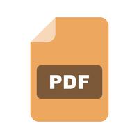 icono de vector pdf