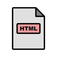 Icono de Vector HTML