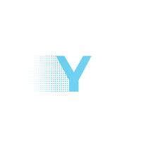 Pixel typography letter logo. Technological modern font calligraphy logotype. illustration vector