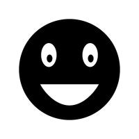 Emoji riendo Vector icono