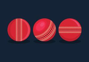 Cricket Ball Vector
