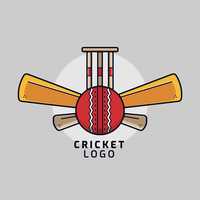 Cricket Sports Logo Vector