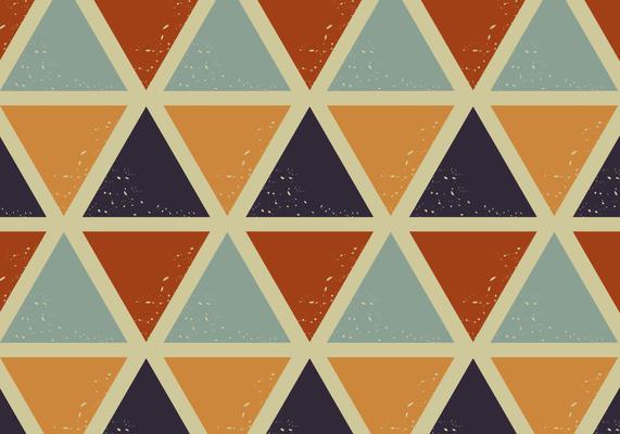 Triangles Retro Pattern