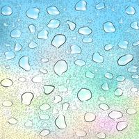 Water drop on blur background vector