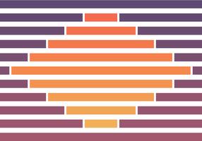 Geometric Sunset Color Background vector