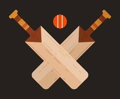 Cricket Bat Illustration vector