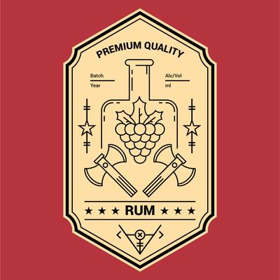 retro label