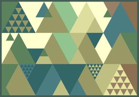 Triangle Retro Pattern Vector