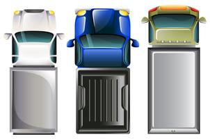 Cars Top view  vector