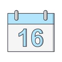 Calender Vector Icon Vector Icon