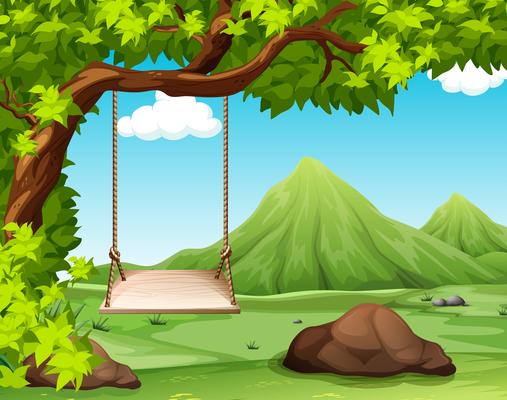 Tree Swing Vector Art, Icons, and Graphics for Free Download