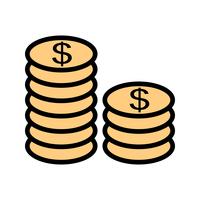 Coins Vector Icon