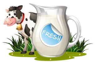 Fresh milk vector