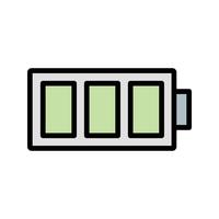 Full Battery Vector Icon