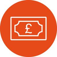 Pound Vector Icon