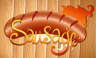 Sausage vector