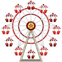 Ferris wheel vector