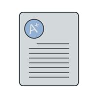 A Grade Vector Icon