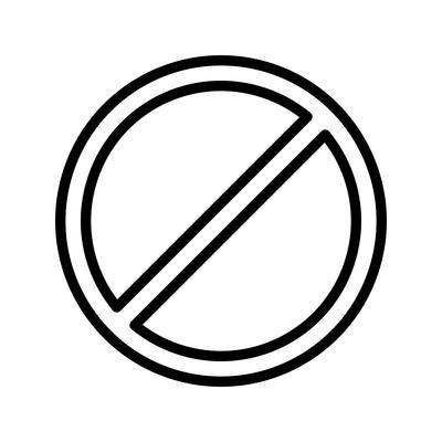 Forbidden Prohibited icon PNG and SVG Vector Free Download