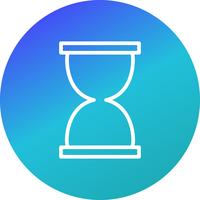 Icono de Vector de reloj de arena