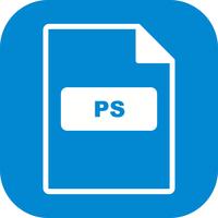 icono de vector ps