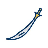Icono de vector de espada