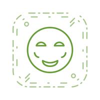 Blush Emoji Vector Icon