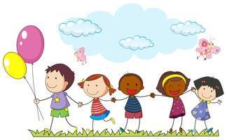 children hands clipart