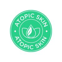 Atopic skin icon.  vector