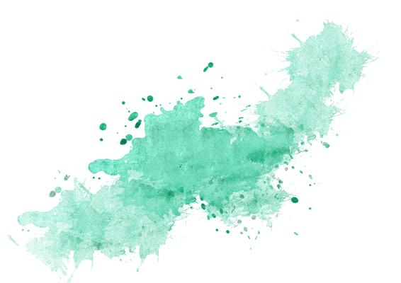 Colorful hand painted watercolor background. Green watercolor brush strokes. Abstract watercolor texture and background for design. Watercolor background on textured paper.