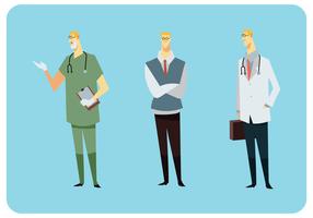 Doctor's Dress Style Vector