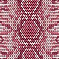Pink snakeskin pattern vector