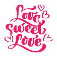Love Sweet Love Elegant greeting card design 