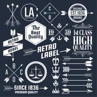 Vintage Retro Vector Logo para banner