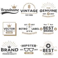 Vintage Retro Vector Logo for banner