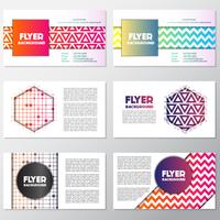 fresh background flyer style background Design Template vector