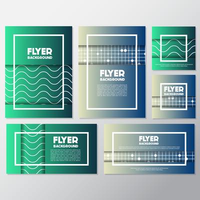 fresh background flyer style background Design Template