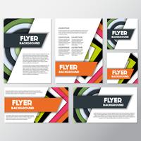 fresh background flyer style background Design Template vector