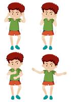 A boy shmoney dance move vector