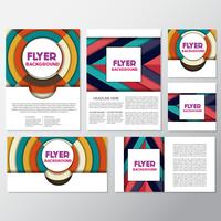 fresh background flyer style background Design Template vector